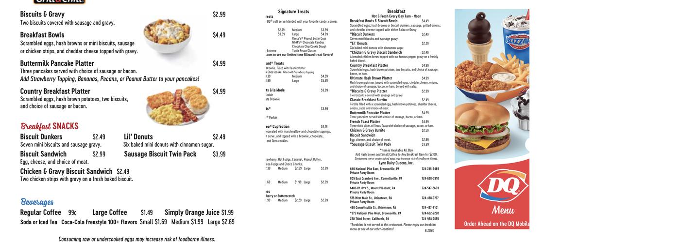 Dairy Queen Grill & Chill Menu