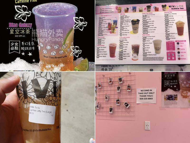 ViVi Bubble Tea Menu