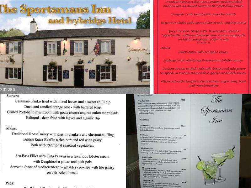 The Sportsmans Inn - Ivybridge Hotel Menu
