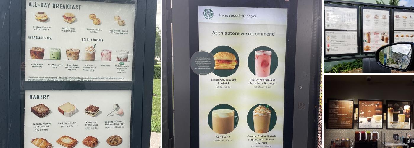 Starbucks Menu