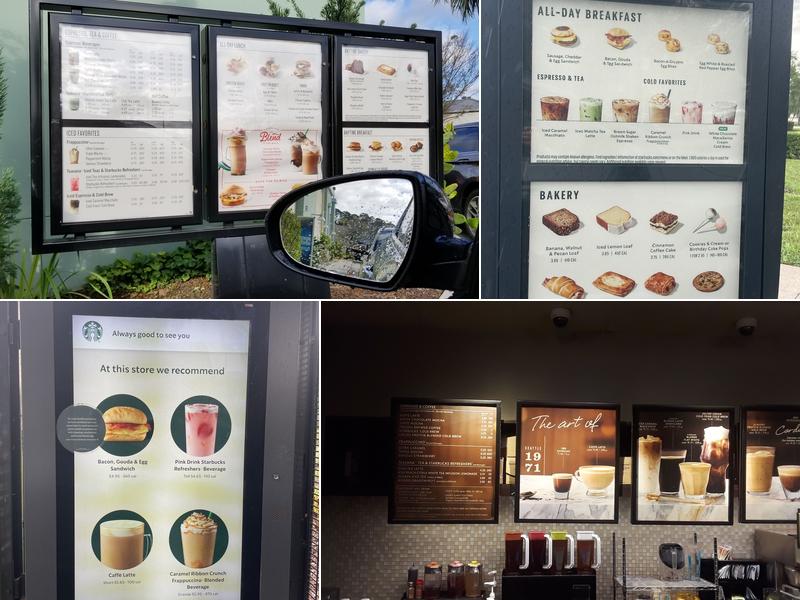 Starbucks Menu