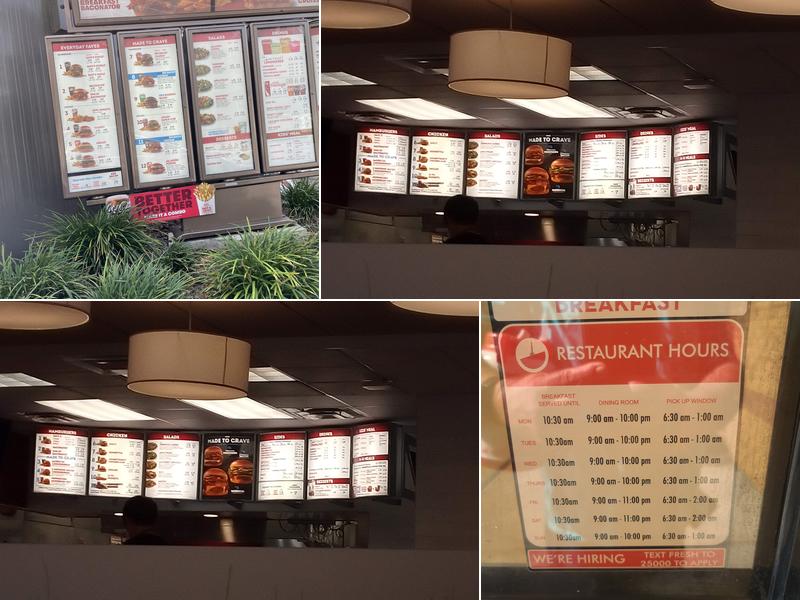 Wendy's Menu