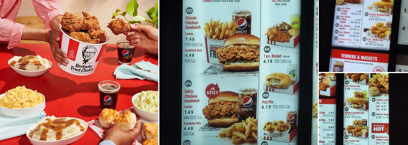KFC Menu