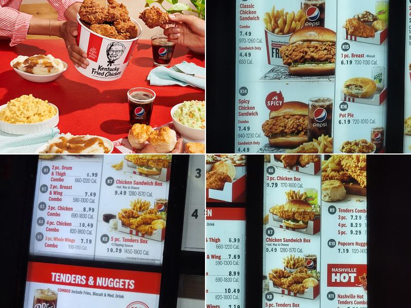 KFC Menu