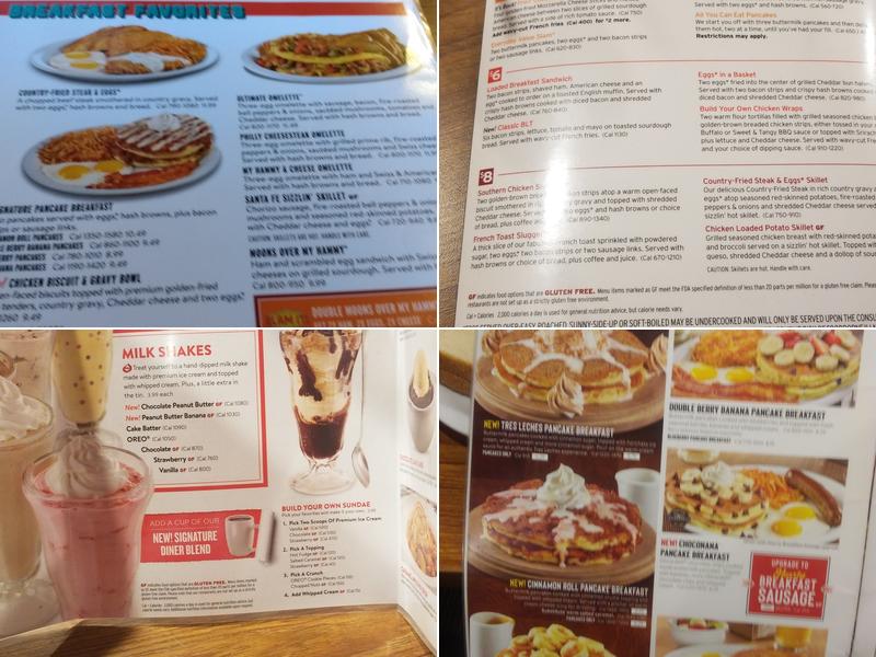 Denny's Menu