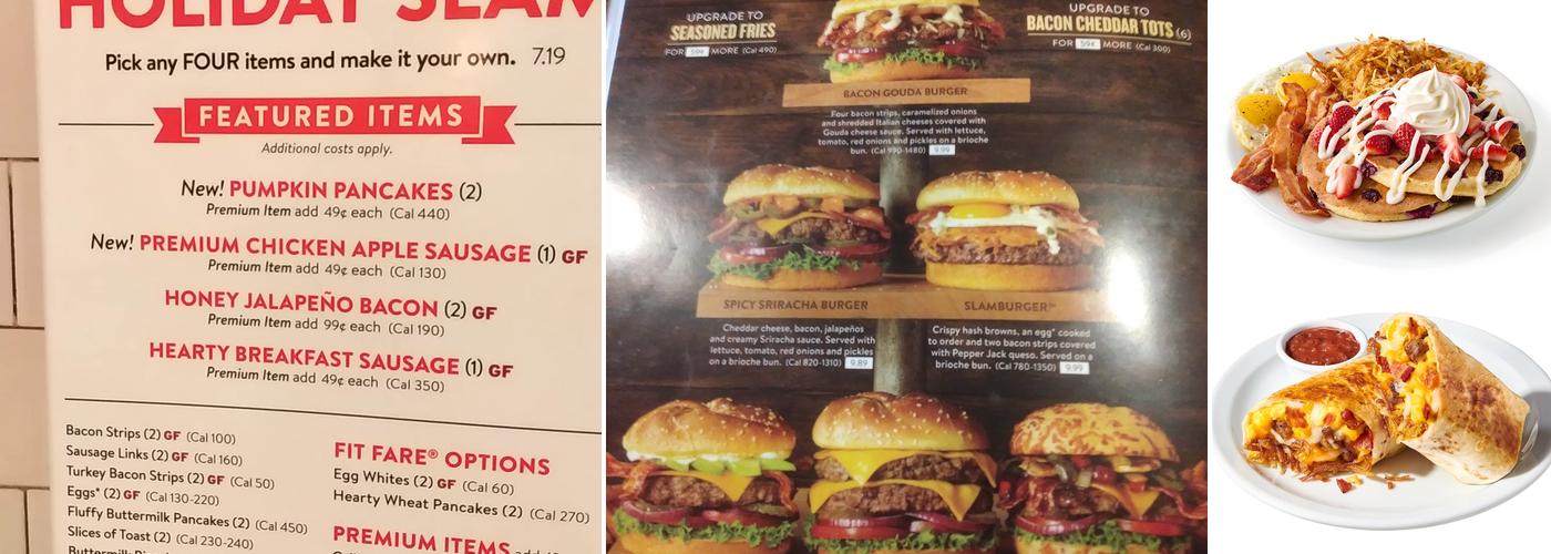 Denny's Menu