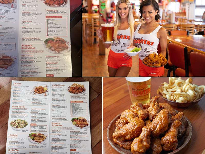 Hooters Menu