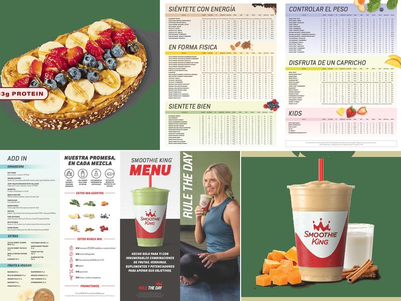 Smoothie King Menu