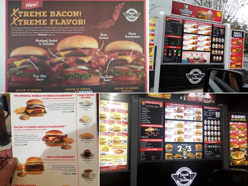 Steak 'n Shake Menu