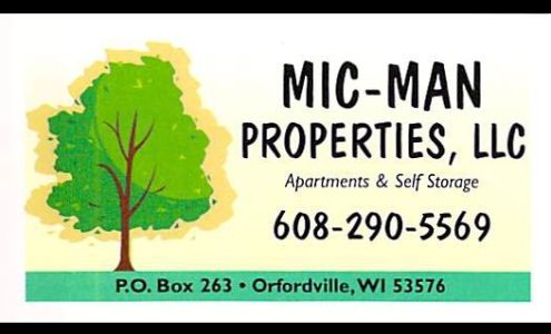 Mic-Man Properties 201 S Wright St, Orfordville Wisconsin 53576