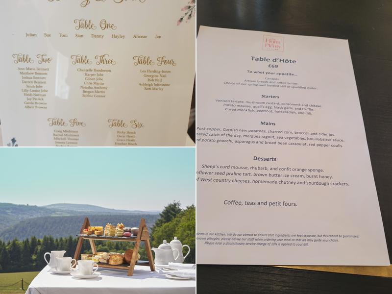 The Horn of Plenty Menu