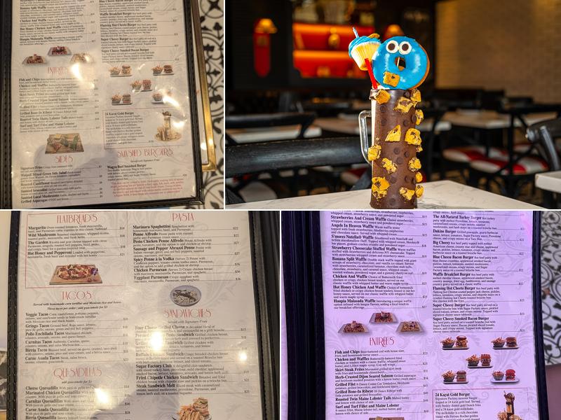 Sugar Factory Menu