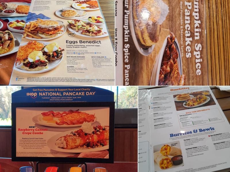 IHOP Menu