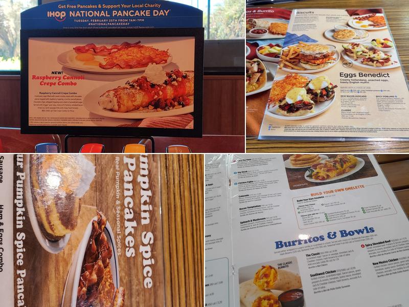 IHOP Menu