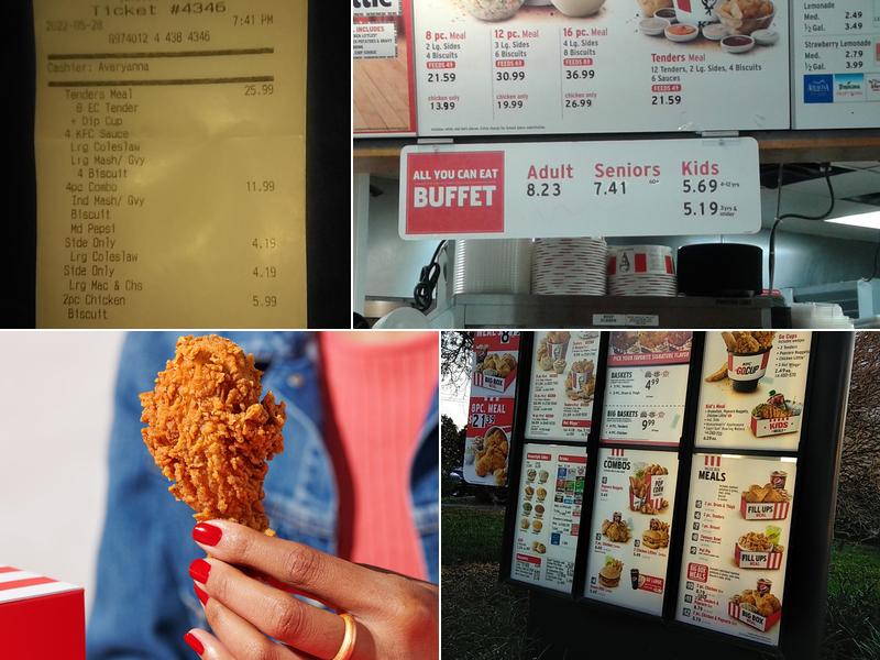 KFC Menu