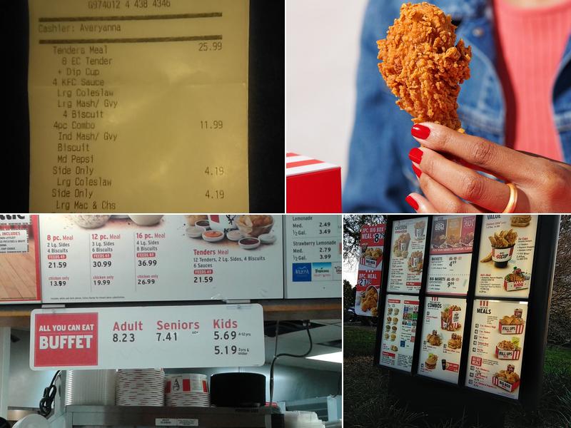 KFC Menu