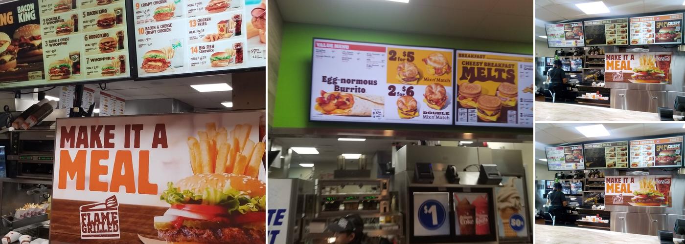 Burger King Menu