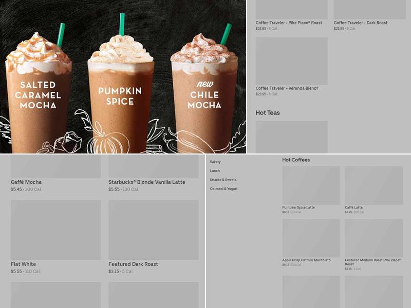 Starbucks Menu
