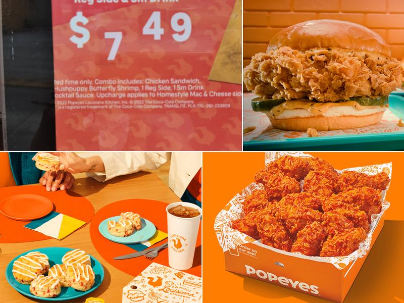 Popeyes Louisiana Kitchen Menu