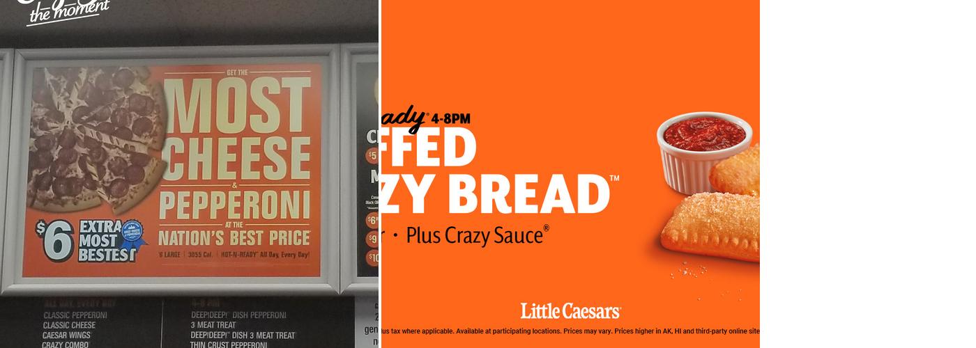 Little Caesars Pizza Menu