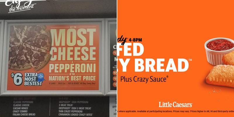 Little Caesars Pizza Menu