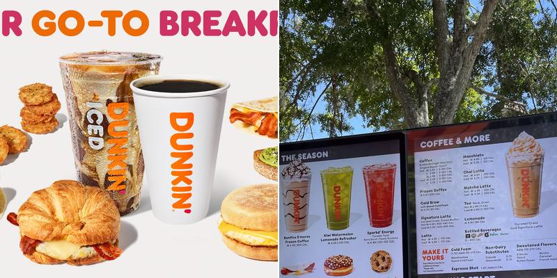 Dunkin' Menu