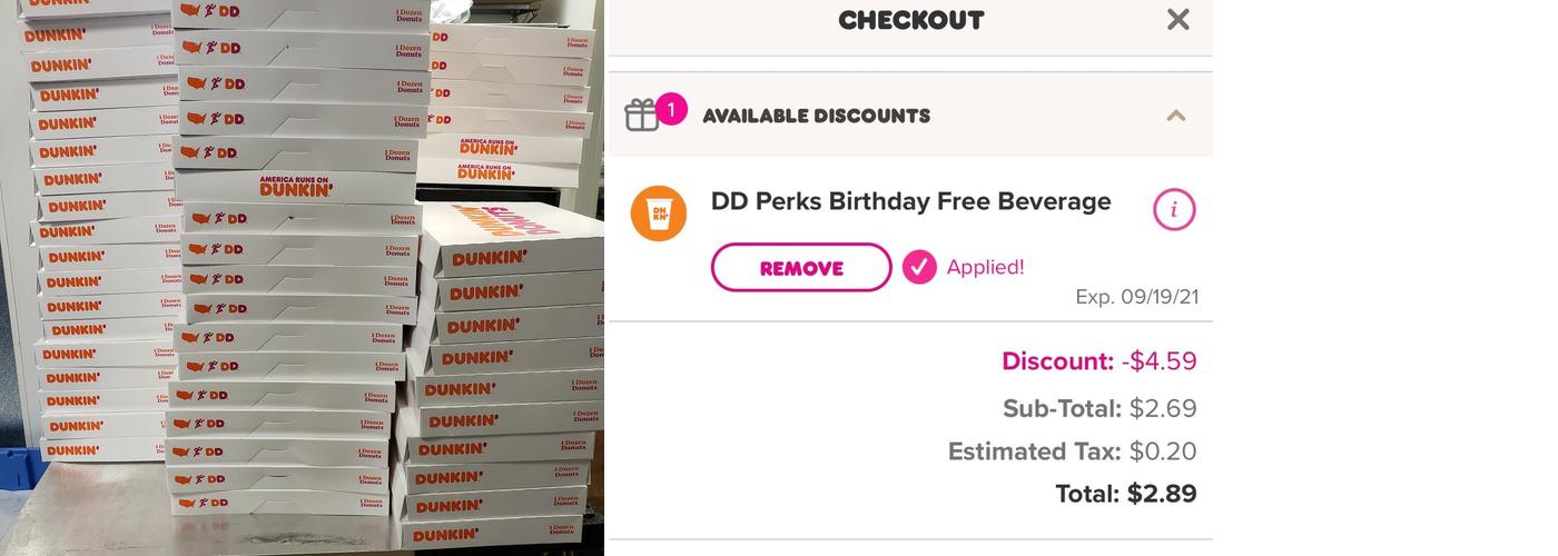Dunkin' Menu