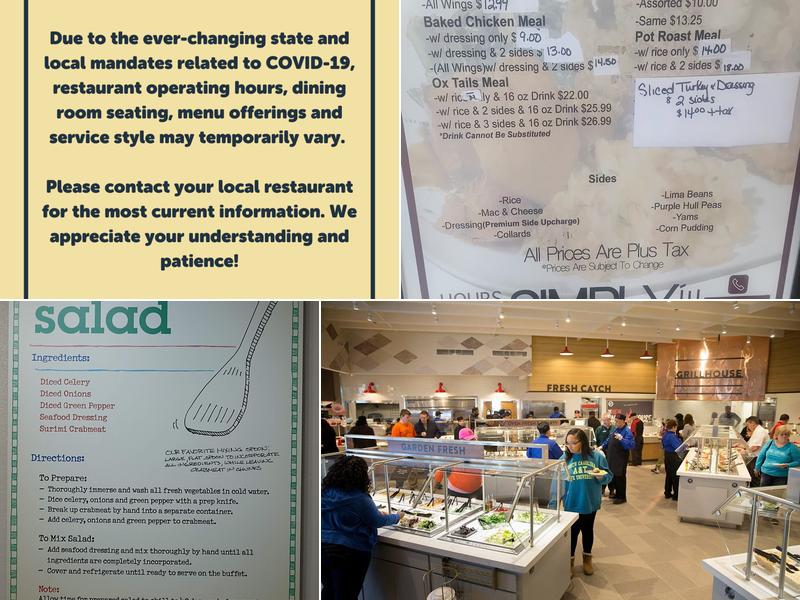 Golden Corral Buffet & Grill Menu