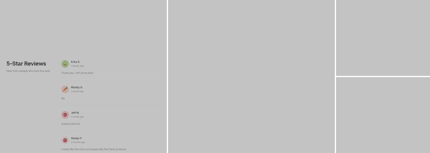 Division on the Rocks Menu