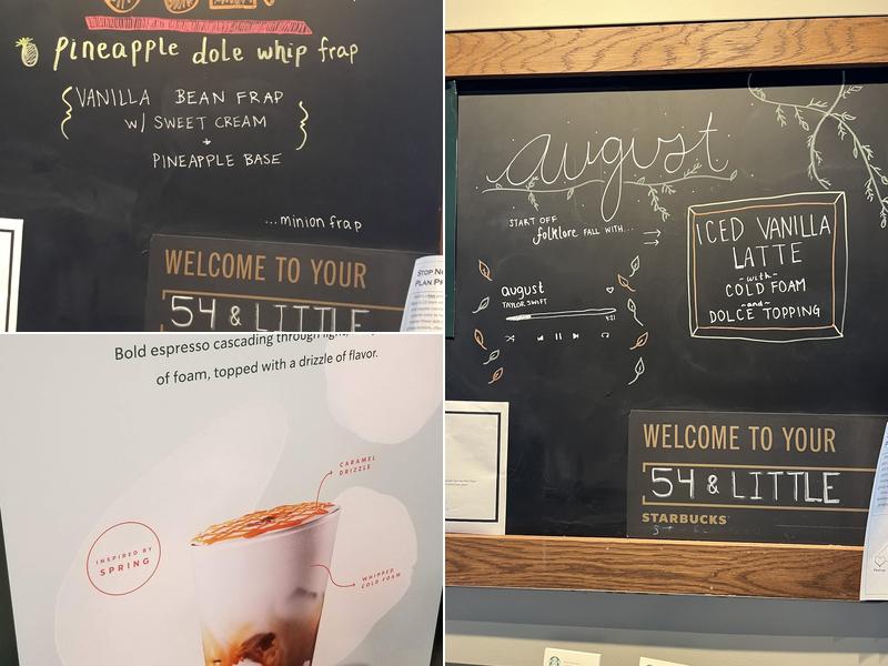 Starbucks Menu