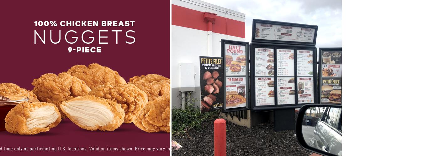 Arby's Menu