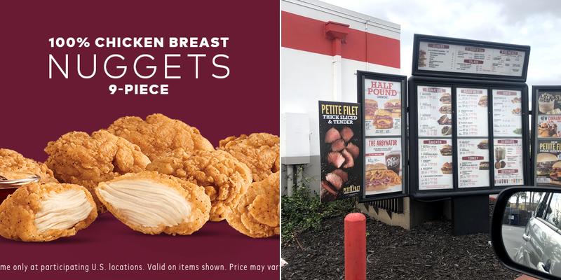 Arby's Menu