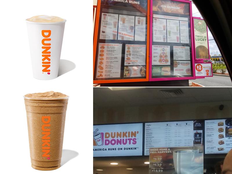 Dunkin' Menu
