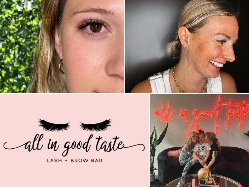 All in Good Taste lash + brow bar