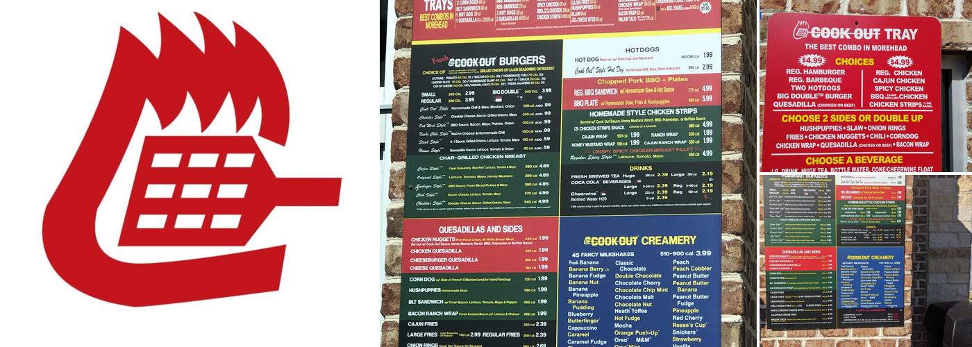Cook Out Menu