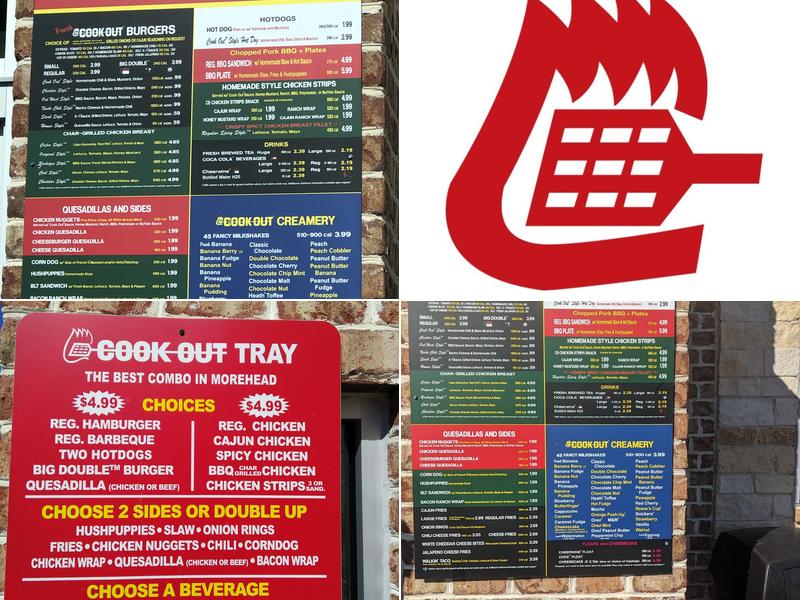 Cook Out Menu