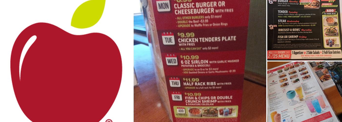 Applebee's Grill + Bar Menu