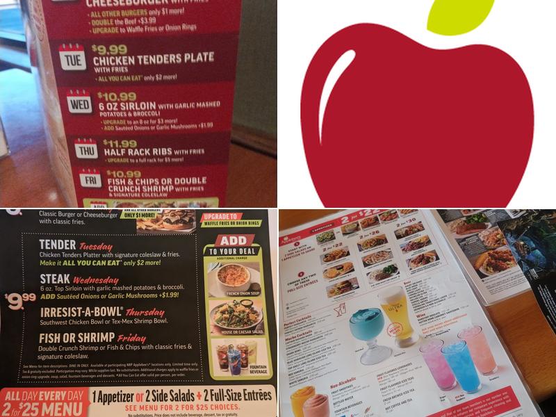 Applebee's Grill + Bar Menu