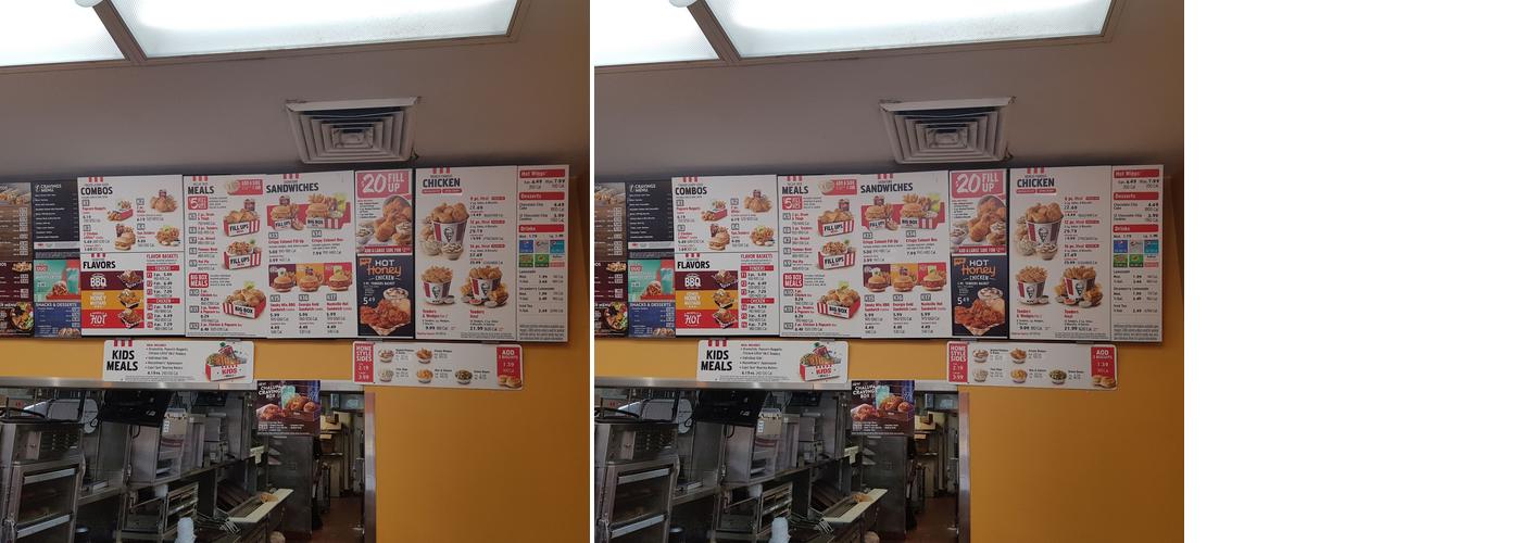 KFC Menu