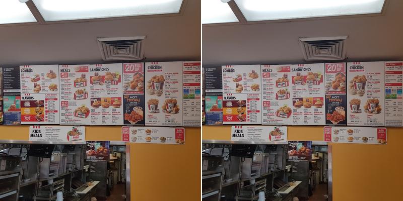 KFC Menu