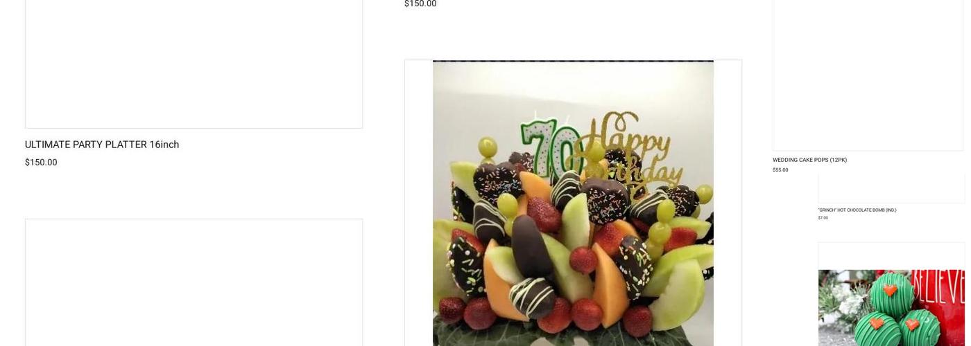 Sweet Creations By Patrick Menu