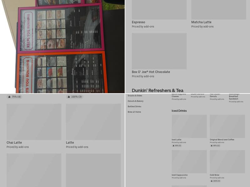 Dunkin' Menu