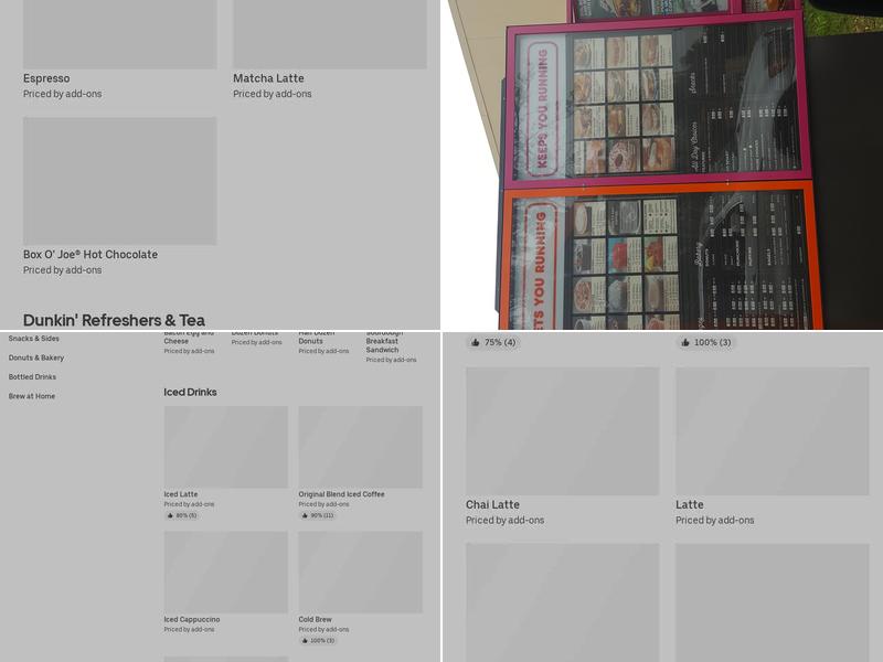 Dunkin' Menu
