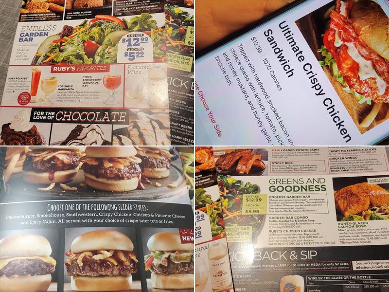 Ruby Tuesday Menu
