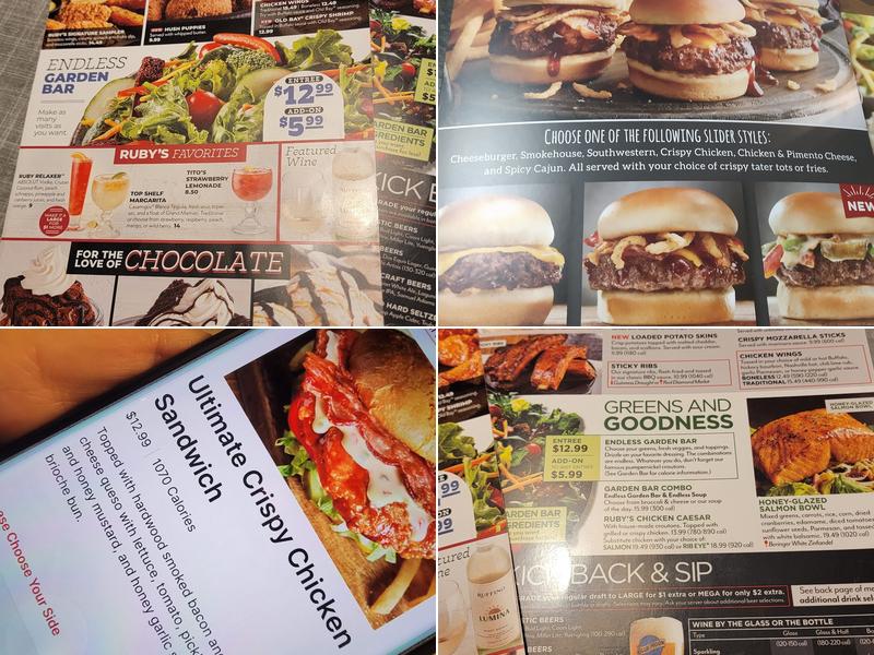 Ruby Tuesday Menu