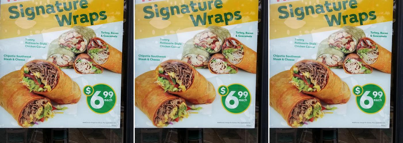 Subway Menu