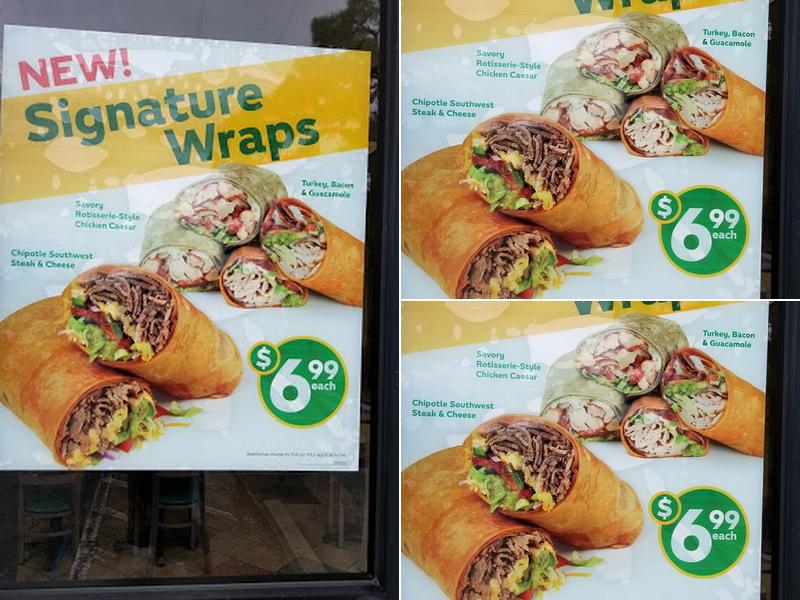 Subway Menu