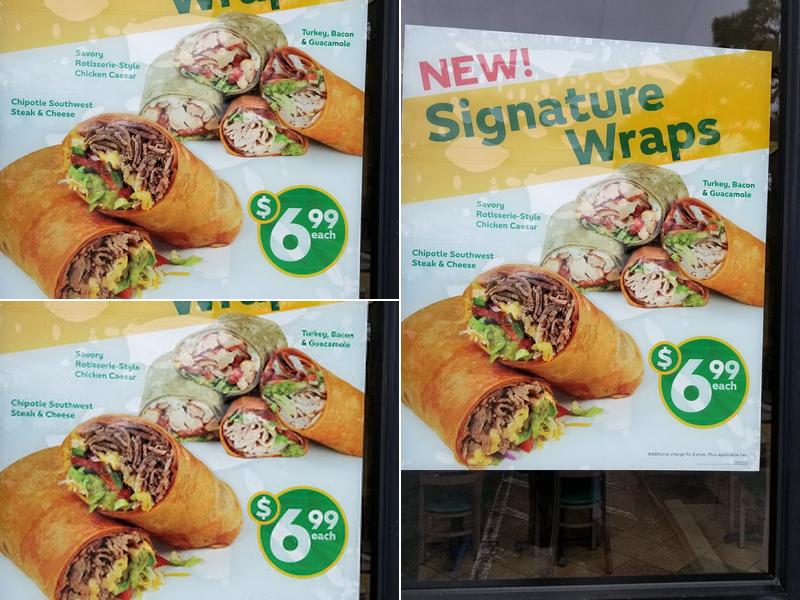 Subway Menu