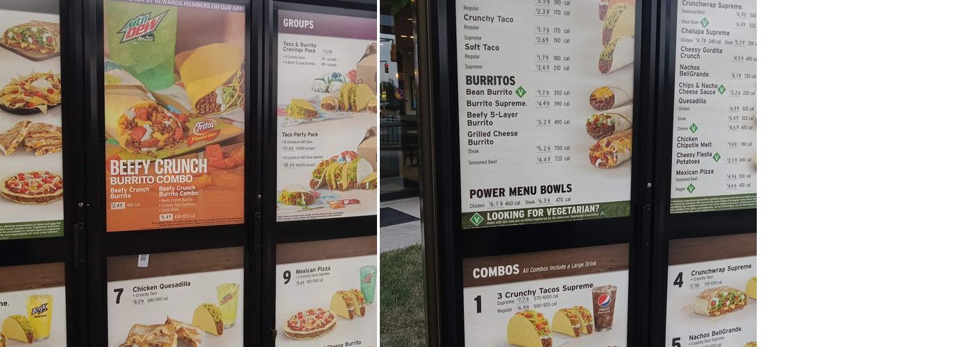 Taco Bell Menu