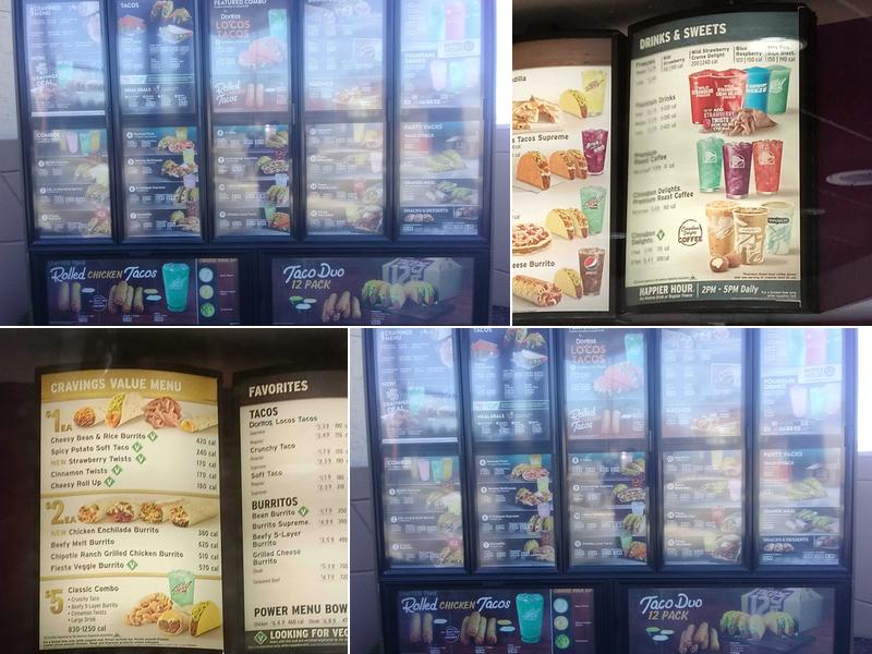 Taco Bell Menu